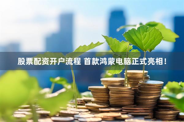 股票配资开户流程 首款鸿蒙电脑正式亮相！