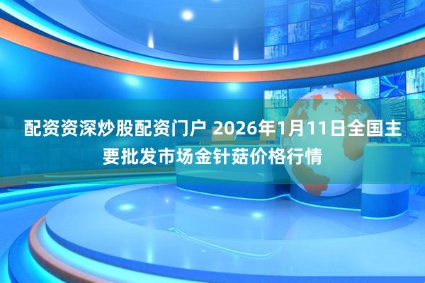 配资资深炒股配资门户 2026年1月11日全国主要批发市场金针菇价格行情